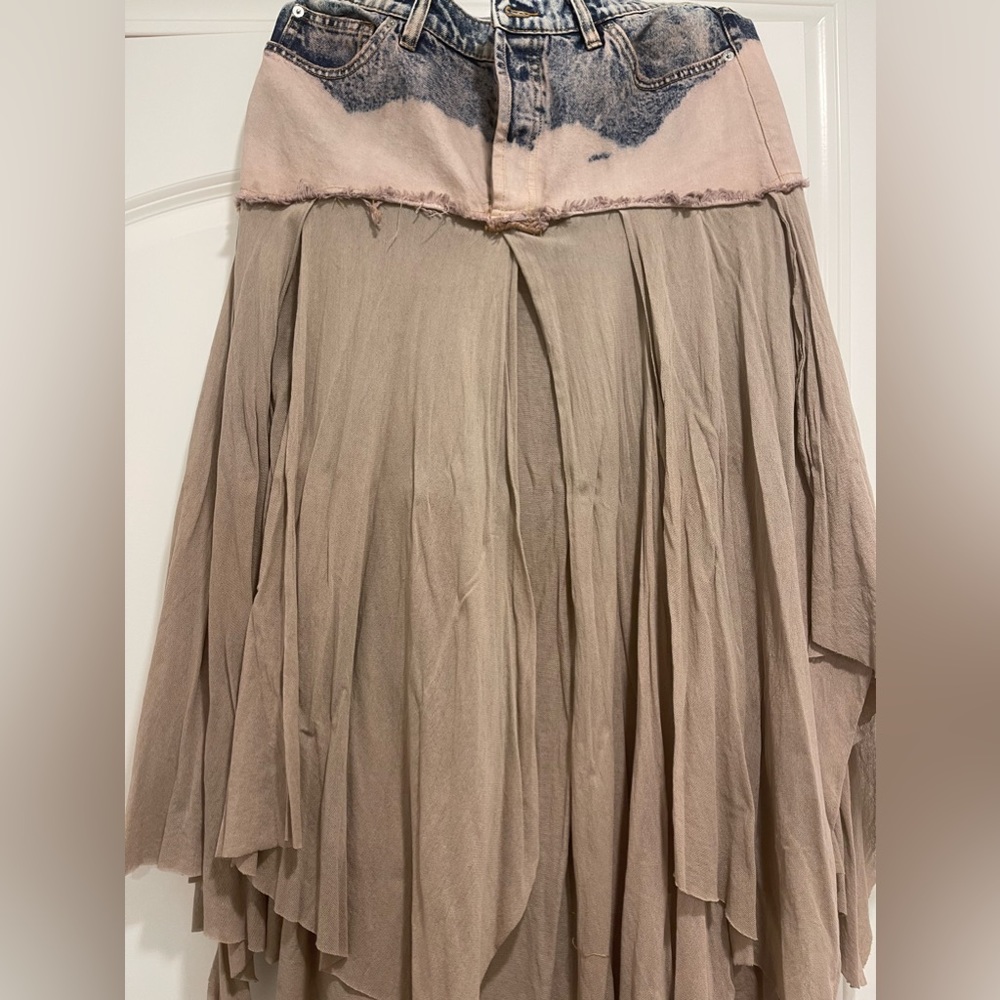 Free People Skirt with pleated bottom